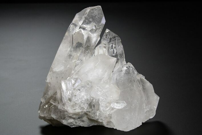 Clear Quartz Crystal Cluster - Brazil #306045